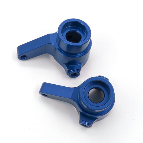 CNC Aluminiumlegierung Lenkknöchel RC Upgrade Teile für 1/18 HBX 18859 18858 18857 18856 RC Car (blau) von ULIIK