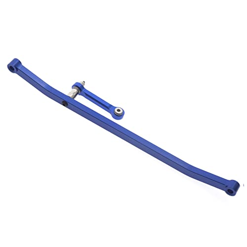 CNC Aluminiumlegierung Lenkstange RC Upgrade Teile für LOSI 1/8 LMT 4WD Solid Axle Monster Truck RC Auto (blau) von ULIIK