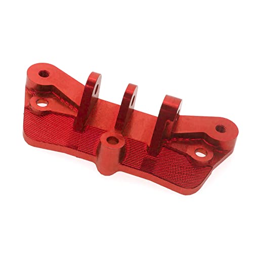 CNC Aluminiumlegierung Obergestänge Halterung RC Upgrade Teile für LOSI 1/8 LMT 4WD Solid Axle Monster Truck RC Auto (rot) von ULIIK