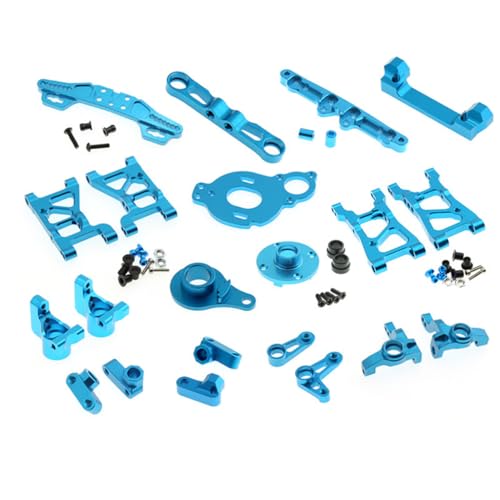 CNC Aluminiumlegierung Querlenker Shock Tower Radsitz Motor Mount RC Upgrade Teile Set für Tamiya XV01 RC Car von ULIIK