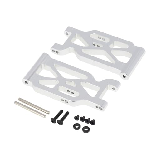 CNC Aluminiumlegierung Vordere Querlenker RC Upgrade Teile für WLtoys 1/10 104001 RC Car (Silber) von ULIIK