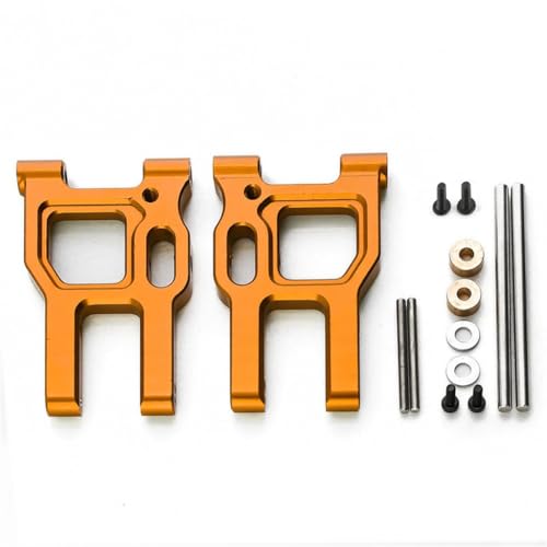CNC Aluminiumlegierung Vorderradaufhängung Arm RC Upgrade Teile für LC Racing PTG-2 Rally RC Car (Golden) von ULIIK