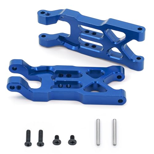 CNC Aluminiumlegierung Vorderradaufhängung RC Upgrade Teile für 1/18 HBX 18859 18858 18857 18856 RC Auto (blau) von ULIIK