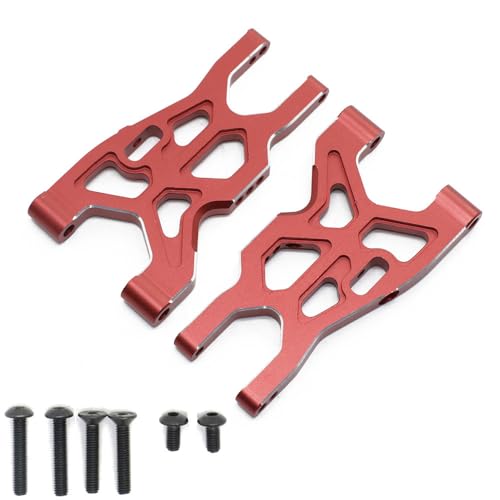 CNC Aluminiumlegierung Vorderradaufhängung RC Upgrade Teile für ARRMA 1/8 Infraction Vendetta RC Car (rot) von ULIIK