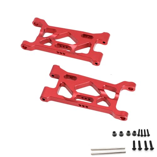 CNC Aluminiumlegierung Vorderradaufhängung RC Upgrade Teile für LOSI 1/10 U4 Lasernut Ultra4 RC Auto (rot) von ULIIK