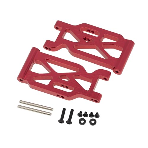 CNC Aluminiumlegierung Vorderradaufhängungsarm RC Upgrade Teile für WLtoys 1/10 104001 RC Car (rot) von ULIIK