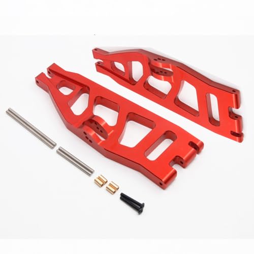 CNC Aluminiumlegierung hinten unten Querlenker RC Upgrade Teile für Redcat 1/6 Shredder RC Car (rot) von ULIIK