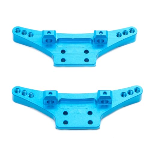 CNC Aluminiumlegierung vorne hinten Dämpferturm RC Upgrade Teile für WLtoys 104009/12401/12402-A/12404/12409 RC Car (blau) von ULIIK