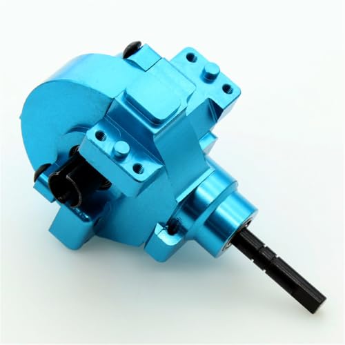 CNC Aluminiumlegierung vorne hinten Differential Diff Assembly RC Upgrade Teile für HSP 94123 94107 94170 94108 94111 94118 RC Car (hinten-blau) von ULIIK