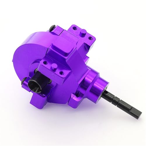 CNC Aluminiumlegierung vorne hinten Differential Diff Assembly RC Upgrade Teile für HSP 94123 94107 94170 94108 94111 94118 RC Car (hintenviolett) von ULIIK