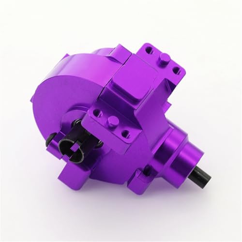 CNC Aluminiumlegierung vorne hinten Differential-Differential-Differential-Baugruppe RC Upgrade-Teile für HSP 94123 94107 94170 94108 94111 94118 RC Car (vorne lila) von ULIIK