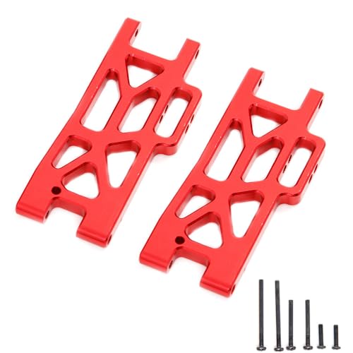 CNC Aluminiumlegierung vorne unten Querlenker RC Upgrade Teile für WLtoys 104009/12401/12402-A/12404/12409 RC Car (rot) von ULIIK
