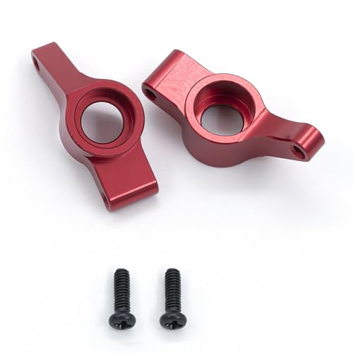 CNC Hinterradachse aus Aluminiumlegierung, RC-Upgrade-Teile für 1/18 HBX 18859 18858 18857 18856 RC Car (rot) von ULIIK