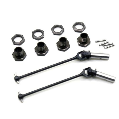 CVD-Antriebswelle aus Metall, 94 mm, mit Sechskant-Adapter, RC-Upgrade-Teile für KYOSHO MP10 RC Auto, 1 Paar CVD-Antriebswelle aus Metall, 94 mm, mit Sechskant-Adapter, RC-Upgrade-Teile für KYOSHO MP10 RC Auto, 1 Paar von ULIIK