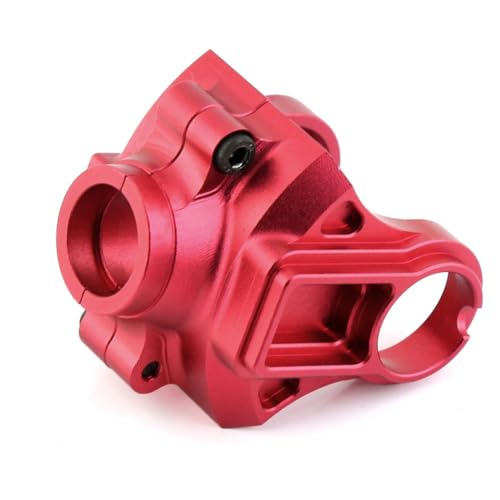 Differential-Schutzhülle aus Aluminiumlegierung, RC, verbesserte Teile für ARRMA 1/10 Big Rock Granite Senton 4x4 3S BLX Outcast Kraton 4S 1/8 Typhon RC Auto (rot) von ULIIK