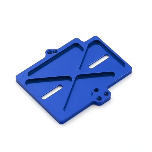 ESC-Befestigungssitz aus Aluminiumlegierung, kompatibel mit Hobbywing MAX10 2S 3S RC Upgrade-Teile für Traxxas Mini Maxx Monster Truck RC Auto (blau) von ULIIK