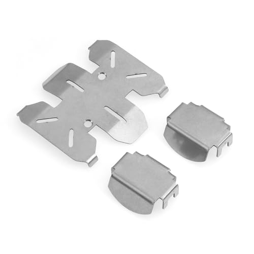 Edelstahl Chassis Protection Guard Plate #AXSC-106 RC Upgrade Parts for Axial SCX10 PRO AXI03028 RC Car von ULIIK