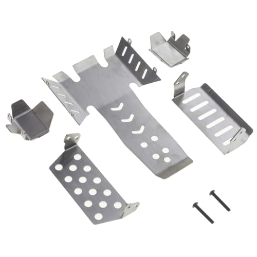 Edelstahl Chassis Protection Guard Plate RC Upgrade Teile für VP VS4-10 Phoenix VPS09007 RC Car von ULIIK