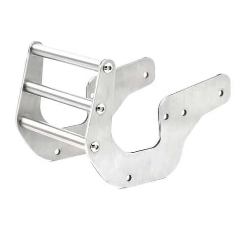 Edelstahl Frontstoßstange RC Upgrade Teile für LOSI 1/8 LMT 4WD Solid AXLE Monster Truck RC Car von ULIIK