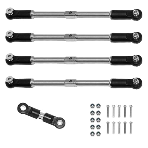 Edelstahl Lenkstange Gestänge Spurstange Set RC Upgraded Parts für ARRMA 1/8 6S KRATON Outcast 1/7 Big Rock RC Car von ULIIK