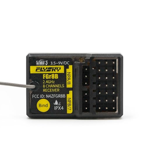 FS FGr8B 2.4GHz 8CH Empfänger PWM/PPM/i-Bus Ausgang 3.5-9V Kompatibel mit AFHDS3 PL18 NB4 NB4 Lite RC Auto Boot Transmitter Fernbedienung von ULIIK