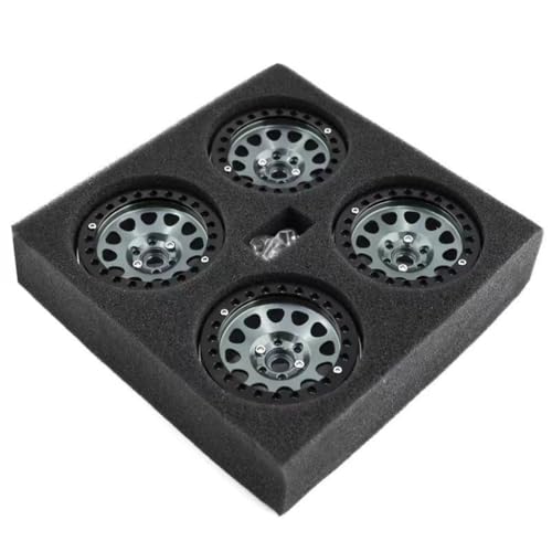 Felge aus CNC-Aluminiumlegierung, 65 x 35 mm, RC-Upgrade-Teile für 1/10 SCX10 TRX4 90046 90047 D90 D110 RC 4WD Crawler RC Car (Titan), 4 Stück von ULIIK