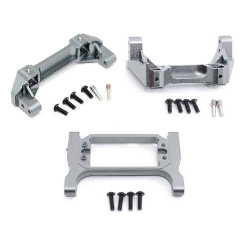Front- und Heckstoßstangen-Set aus Aluminiumlegierung, RC-Upgrade-Teile für TRAXXAS TRX-4 TRX4 Crawler RC Car (Titan) von ULIIK
