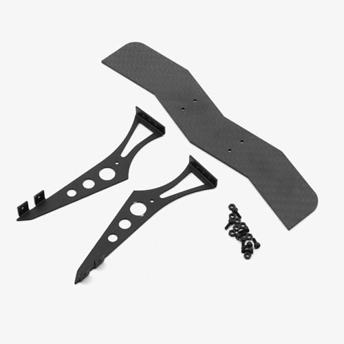Heckflügel aus Aluminiumlegierung, Kohlefaser, für 1/10 Tamiya TT02 TT01 HSP 94123 94122 FW06 LC PTG PTG2 Drift Racing RC Car Heckflügel aus Aluminiumlegierung, Kohlefaser, für 1/10 Tamiya TT02 TT01 HSP 94123 94122 FW06 LC PTG PTG2 Drift Racing RC Car von ULIIK