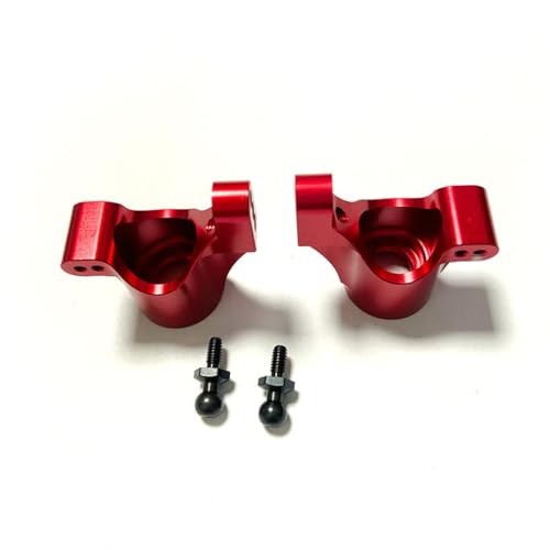 Hinterachs-Sitz, Aluminiumlegierung, RC-Upgrade-Teile-Set für Traxxas 1/18 LaTrax Teton RC Auto (rot) von ULIIK