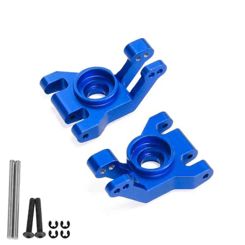 Hinterachs-Sitz aus Aluminiumlegierung, RC verbesserte Teile für TRAXXAS 1/10 Ford Fiesta ST Rally RC Auto (blau) von ULIIK