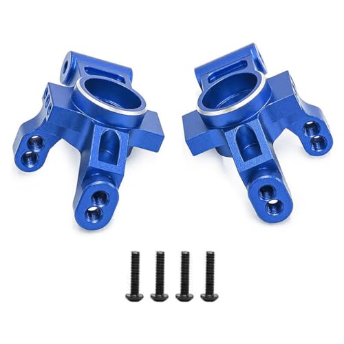 Hinterachssitz aus Aluminiumlegierung #8352 RC Upgrade-Teile für TRAXXAS 1/10 4-TEC Drift Ford Mustang Hinterradantrieb ON-Road Drift CAR-105237-4 RC Car (blau) von ULIIK