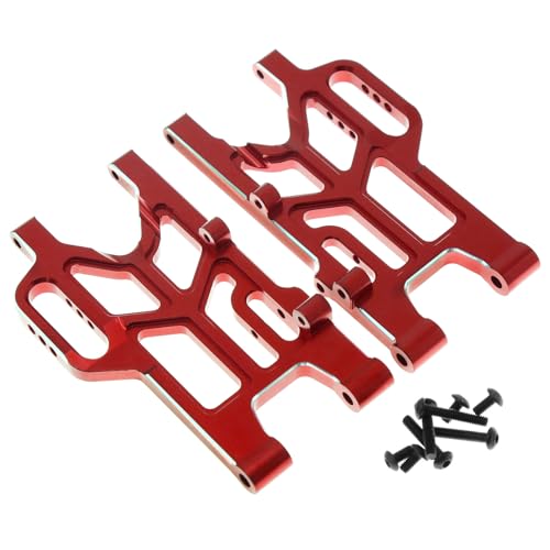 Hintere Querlenker aus Aluminiumlegierung, RC-Upgrade-Teile für ARRMA 1/8 Mojave RC Auto (rot) von ULIIK