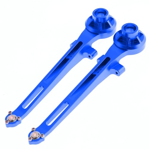 Hintere Querlenker aus Aluminiumlegierung mit Schwenkarm für Tamiya 1/10 2WD BBX BB01 RC Auto (blau) von ULIIK