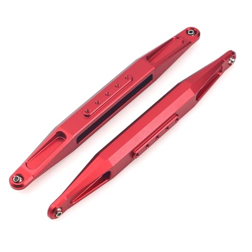 Hinterer unterer Querlenker aus Aluminiumlegierung, RC-Upgrade-Teile für 1/10 UD1002 UD1002SE SG1002 Short Course Truck Off-Road RC Auto (rot) von ULIIK
