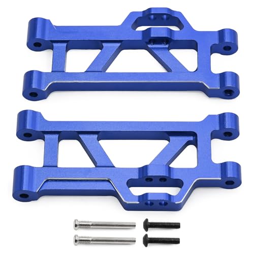 Hinterer unterer Querlenker aus Aluminiumlegierung für Traxxas Mini Maxx Monster Truck RC Auto (blau) von ULIIK