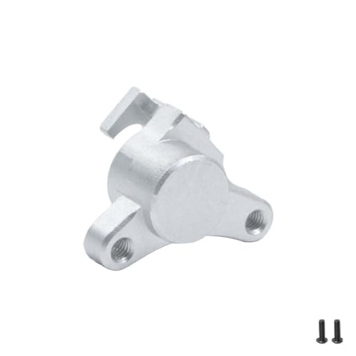 Hinterradbremse aus Aluminiumlegierung, RC, verbesserte Teile für LOSI 1/4 Promoto-MX RC Elektromotorrad (Silber) von ULIIK