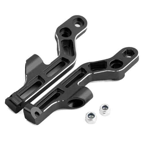 Hinterschale aus Aluminiumlegierung, feste Halterung, RC-Upgrade-Teile für ARRMA 1/7 Infraction 6S BLX -ARA109001/ARA7615V2/V1 RC Car (schwarz) von ULIIK