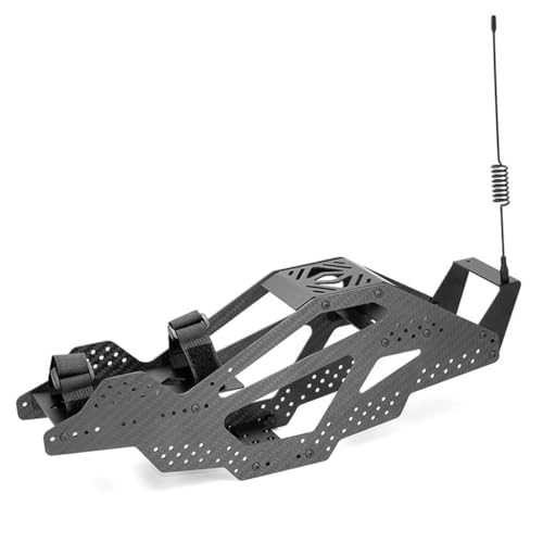 Kohlefaser-Metall, simulierter RC-Autorahmen, RC-DIY-Teile für AXIAL SCX10 Capra 1.9 UTB RC Car von ULIIK