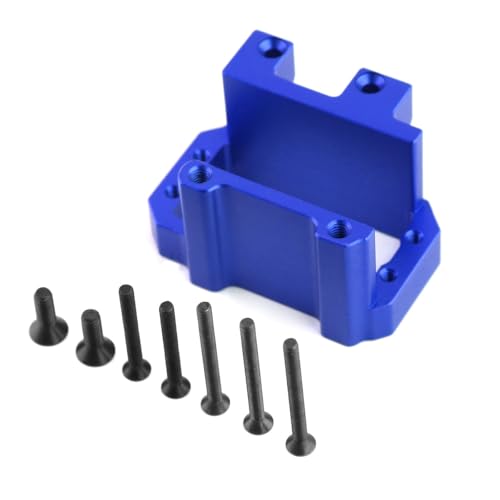 Lenk-Servo-Sitzhalterung aus Aluminiumlegierung, RC-Upgrade-Teile für Traxxas 1/8 Schlitten 6S RC Auto (blau) von ULIIK