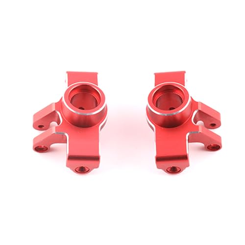 Lenkbecher aus Aluminiumlegierung, RC verbesserte Teile für ARRMA 1/18 2S Granit GROM RTR ARA2102 RC Auto (rot) von ULIIK