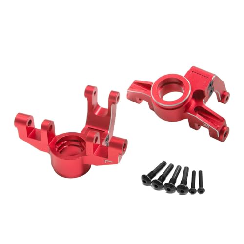 Lenkbecher aus Aluminiumlegierung für ARRMA 1/8 Mojave 4S 1/10 Kraton Outcast 4X4 4S RC Auto (rot) von ULIIK