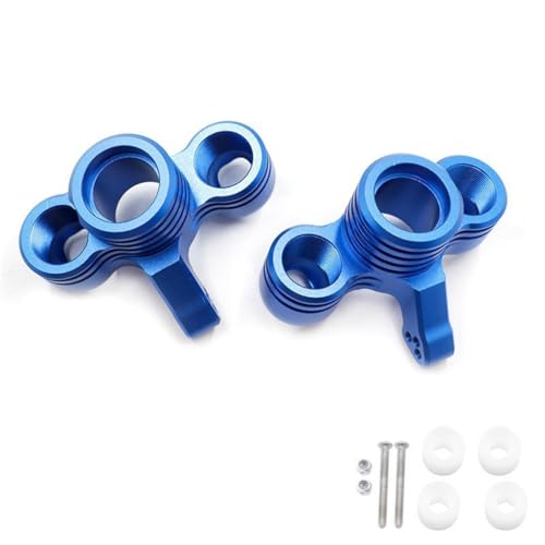 Lenkradsitz aus Aluminiumlegierung, RC-Upgrade-Teile für ARRMA 1/5 KRATON 8S RC Auto (blau) von ULIIK