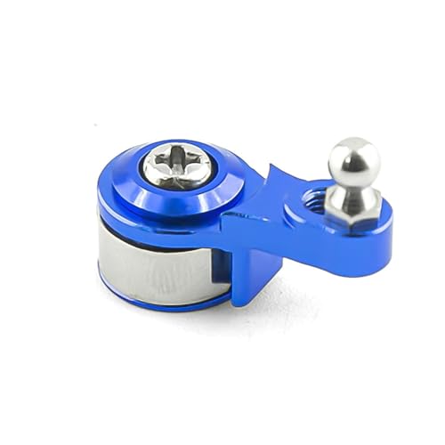 Lenkservo-Hupe aus Aluminiumlegierung, RC verbesserte Teile für TRAXXAS TRX-4 TRX-6 Crawler RC Auto (dunkelblau) von ULIIK