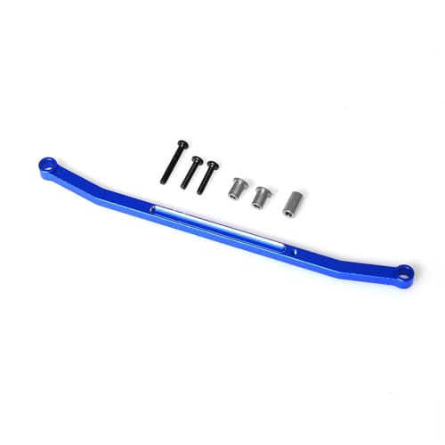 Lenkstange aus Aluminiumlegierung, RC verbesserte Teile für LOSI 1/18 Mini LMT 4X4 Brushed Monster Truck RTR-LOS01026 RC Auto (blau) von ULIIK