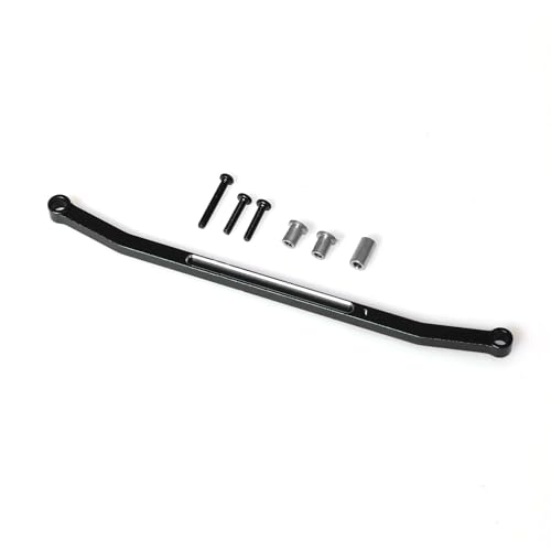 Lenkstange aus Aluminiumlegierung, RC verbesserte Teile für LOSI 1/18 Mini LMT 4X4 Brushed Monster Truck RTR-LOS01026 RC Auto (schwarz) von ULIIK