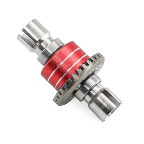 Metal 30T Bevel Gear Differential Diff RC Upgraded Parts for MJX 1/14 14301 14302 14303 1/16 16207 16208 16209 16210 H16V3 RC Car (Rot) von ULIIK