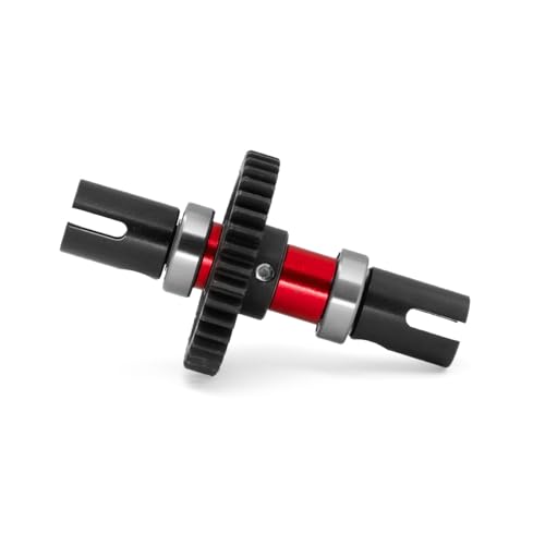 Metal 37T Central Differential Straight Shaft Assembly RC Upgraded Parts for ARRMA 1/7 6S Infraction Typhon RC Car (Red) von ULIIK