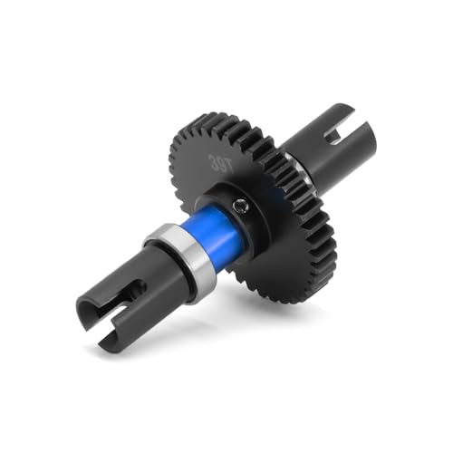 Metal 39T Central Differential Straight Shaft Assembly RC Upgraded Parts for ARRMA 1/7 6S Infraction Typhon RC Car (Blue) von ULIIK