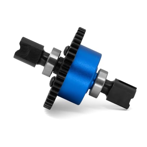 Metal 46T Central Differential Assembly RC Upgraded Parts for ARRMA 1/8 6S Kraton Notorious Outcast Senton Talion 1/7 Mojave Infraction Felony Limitless RC Car (Blue) von ULIIK