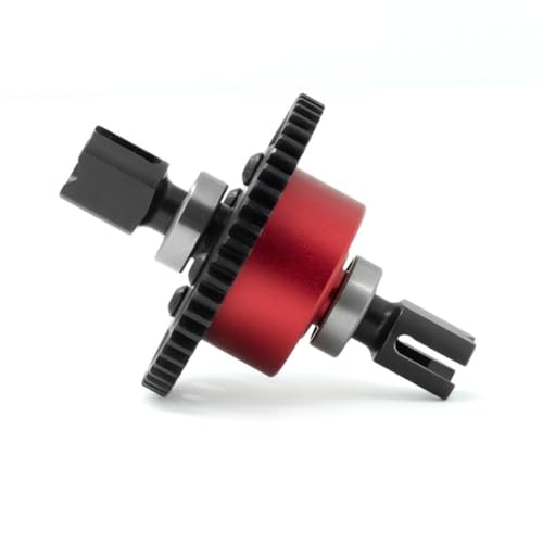 Metal 50T Central Differential Assembly RC Upgraded Parts for ARRMA 1/8 Kraton Notorious Outcast Senton Talion 1/7 Mojave Infraction Felony Limitless RC Car (Red) von ULIIK